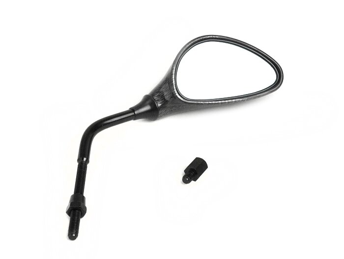 Mirror -GT- universal - carbon look - right - M8 right-hand thread