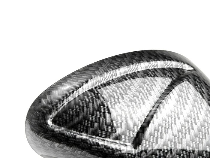 Mirror -GT- universal - carbon look - right - M8 right-hand thread