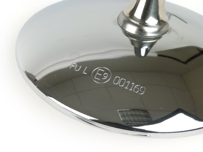 Spiegelset -BGM ORIGINEEL- Vespa PX Lusso (1988-), T5 125cc, PK XL (1986-1989) - Chroom