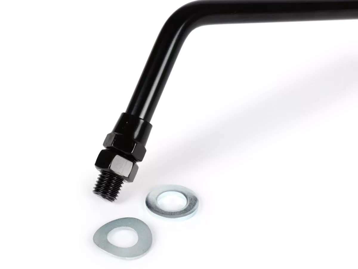 Spegel -BGM PRO, Ø=105mm- Vespa V50, 50N, PV125, ET3, Rally, Sprint, PX, Super, TS125, GT125, GTR125, GL150, SS180 - svart, par