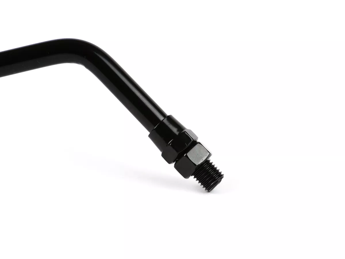 Spiegel -BGM PRO, Ø=105mm- Vespa V50, 50N, PV125, ET3, Rally, Sprint, PX, Super, TS125, GT125, GTR125, GL150, SS180 - zwart, links