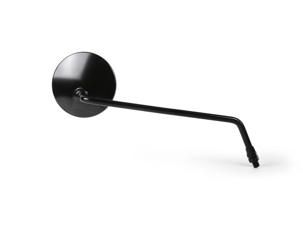 Specchio -BGM PRO, Ø=105mm- Vespa V50, 50N, PV125, ET3, Rally, Sprint, PX, Super, TS125, GT125, GTR125, GL150, SS180 - nero, destro