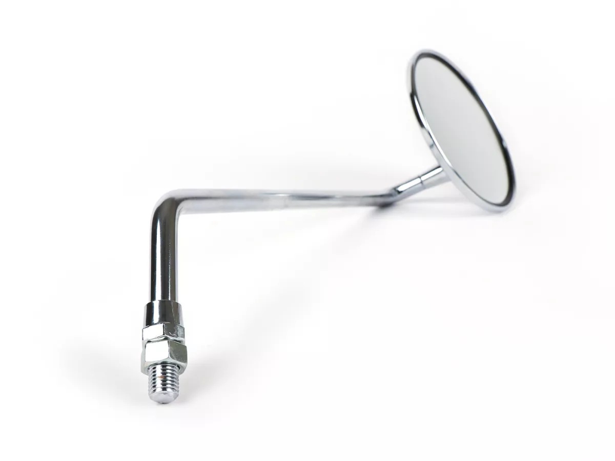 Rétroviseurs -BGM PRO, Ø=105mm- Vespa V50, 50N, PV125, ET3, Rally, Sprint, PX, Super, TS125, GT125, GTR125, GL150, SS180 - chromé, droit