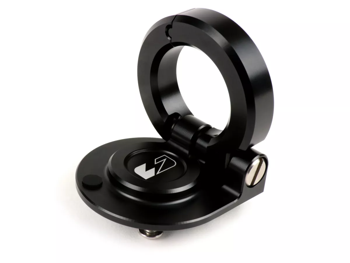 Luggage hook -BGM PRO aluminium CNC- Vespa GT, GTS, GTV, GTL, S - 50-300cc - black