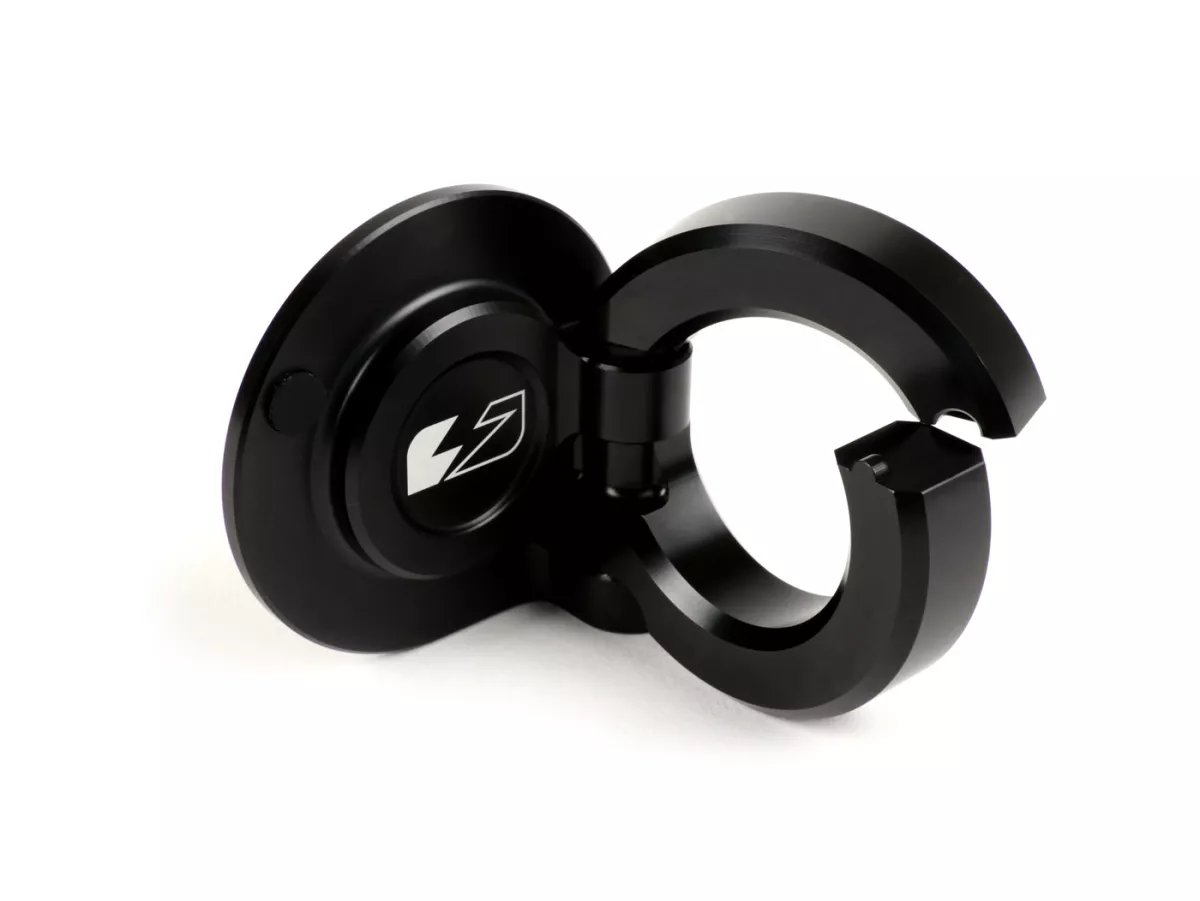 Luggage hook -BGM PRO aluminium CNC- Vespa GT, GTS, GTV, GTL, S - 50-300cc - black