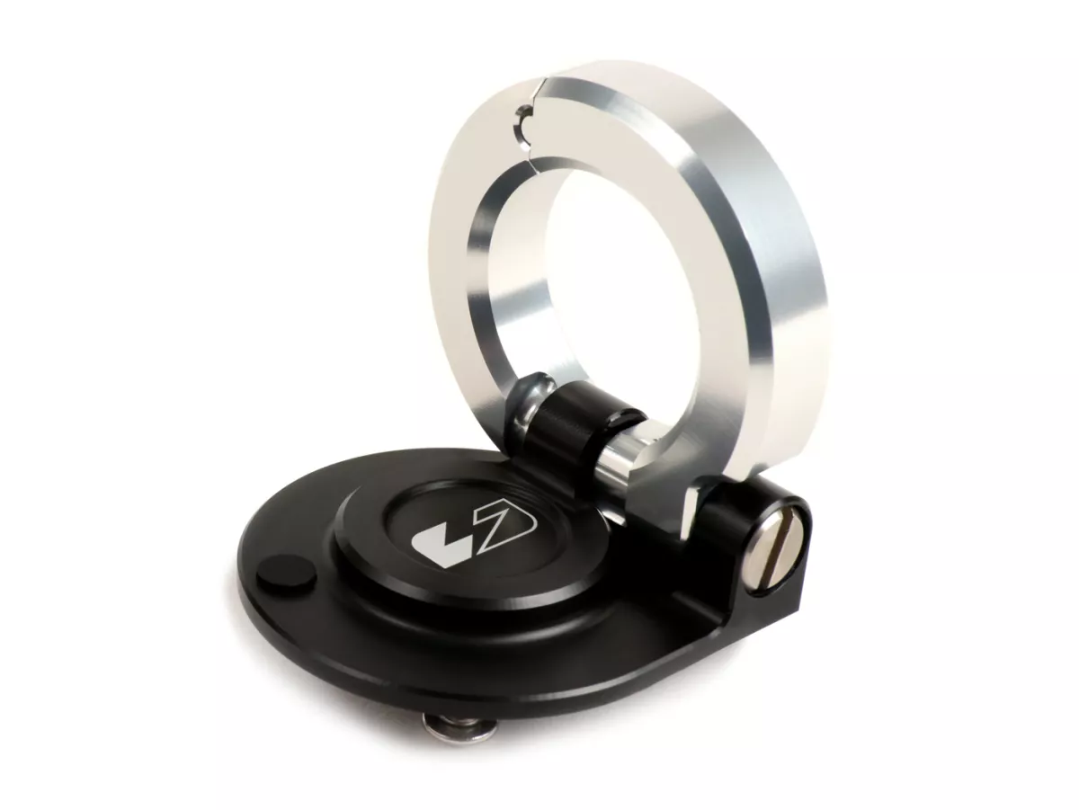 Gancio portapacchi -BGM PRO Alluminio CNC- Vespa GT, GTS, GTV, GTL, S - 50-300cc - Argento