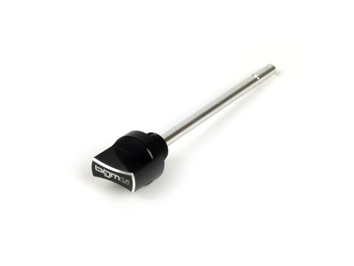 Tapón de llenado de aceite con varilla -BGM PRO, aceite de transmisión- Piaggio Leader/Quasar/HPE - Vespa ET4, LX, LXV, S, GT, GTS, GTV, GTL 125-310cc - anodizado negro