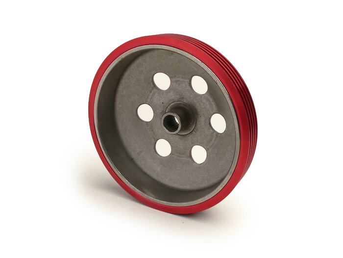 Bel kopling -KUALITAS OEM- Piaggio / Gilera 50-100 ccm (2-tak, 4-tak), Peugeot 50 ccm, Honda 50 ccm, Kymco 50 ccm, SYM 50 ccm, GY6 (4-tak) 50ccm Ø = 107mm