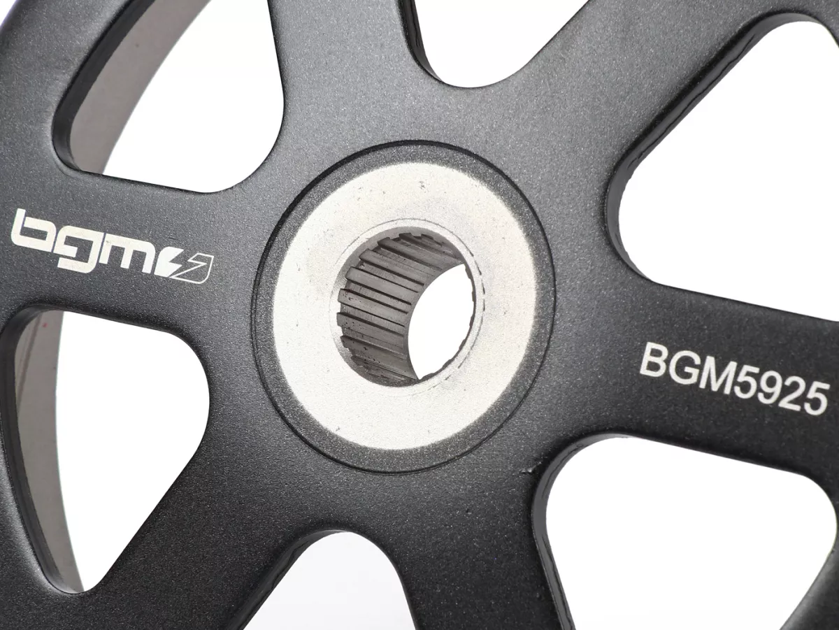 Campana de embrague -BGM Pro Evolution, Piaggio I-Get AC- Vespa Primavera 125 (RP8M82100, RP8M82310, RP8M82500, RP8M82821, ZAPM81100, ZAPM81101, ZAPMA1100, ZAPMA1101, ZAPMD1100), Vespa Sprint 125 (RP8M82111, ZAPM81300, ZAPM81301, ZAPMA1300, ZAPMA1301, ZAP