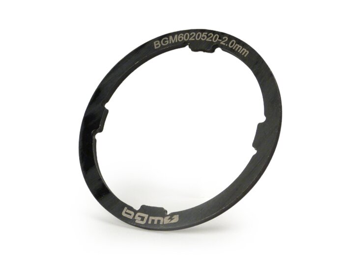 Gearbox shim -BGM ORIGINAL- Vespa Largeframe VNA, VNB, VBA, VBB, GL, Sprint, GT, GTR, TS, Rally, PX (-1984) - 2,00mm (+0,0 /- 0,04mm)