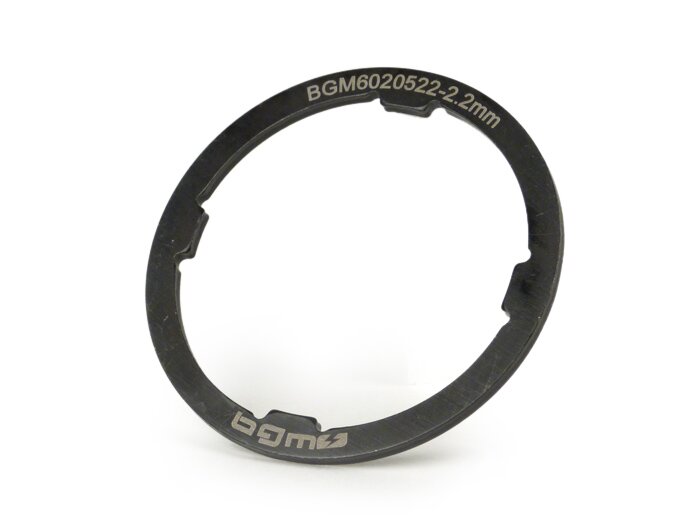 Gearbox shim -BGM ORIGINAL- Vespa Largeframe VNA, VNB, VBA, VBB, GL, Sprint, GT, GTR, TS, Rally, PX (-1984) - 2,20mm (+0,0 /- 0,04mm)