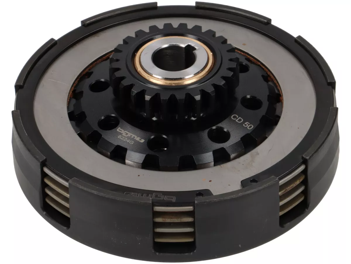 Clutch 24T (62/63) -BGM PRO Superstrong 2.0 Touring STD Ultralube - lining type Cosa2 (steel/cork)- 24 teeth for primary wheel BGM Pro 62/63T (straight toothed) - Vespa PX, T5, Cosa, Sprint, Rally, GT/GTR, TS125, GL150, Super125 (VNC1 from Nr11001), Super