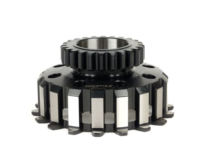 Rasio roda gigi primer -BGM PRO, tipe Cosa2/FL Roda gigi primer BGM Pro 62Z (potongan lurus) - Vespa PX125, PX150, PX200 (1997-), Cosa2/FL (1992-) - Z24/62 (2,58)