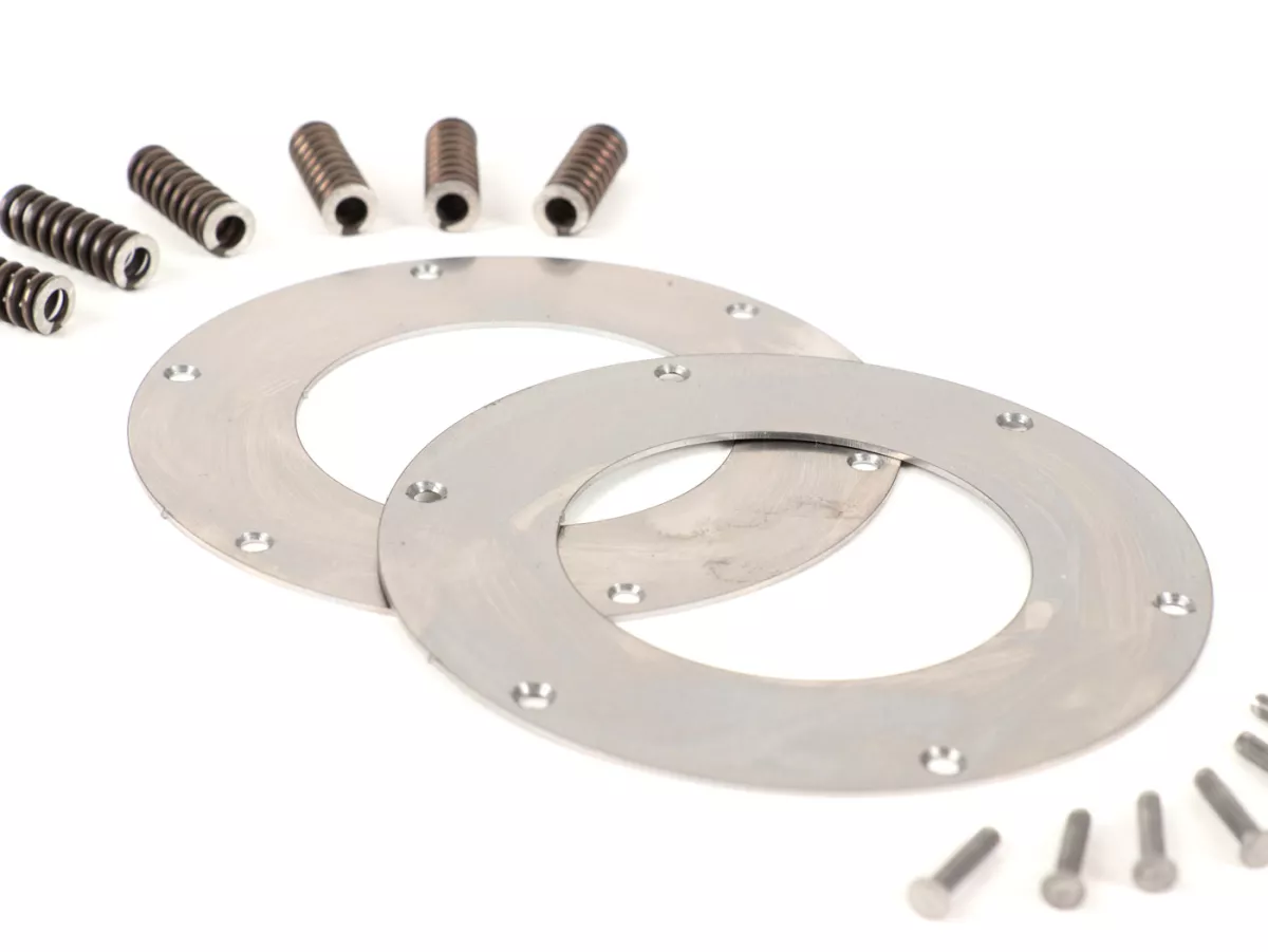 Roda utama -BGM PRO- Vespa Rangka Lebar VM, VN, VL, VB, GS150 (VS5 102950-), Rangka Besar VNA, VNB, VBA, VBB, VGLA, VGLB, VNC (-011000) - termasuk kit reparasi utama yang diperkuat dengan BGM PRO - 62 gigi (bergigi lurus)
