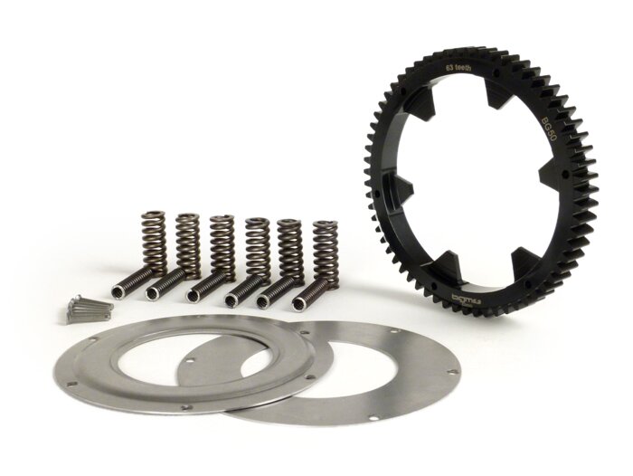 Primary gear -BGM PRO- Vespa PX200, Rally200 - incl. primary gear repair kit BGM PRO reinforced - 63 tooth (straight)