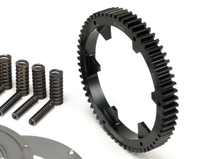 Primary gear -BGM PRO- Vespa PX200, Rally200 - incl. primary gear repair kit BGM PRO reinforced - 63 tooth (straight)