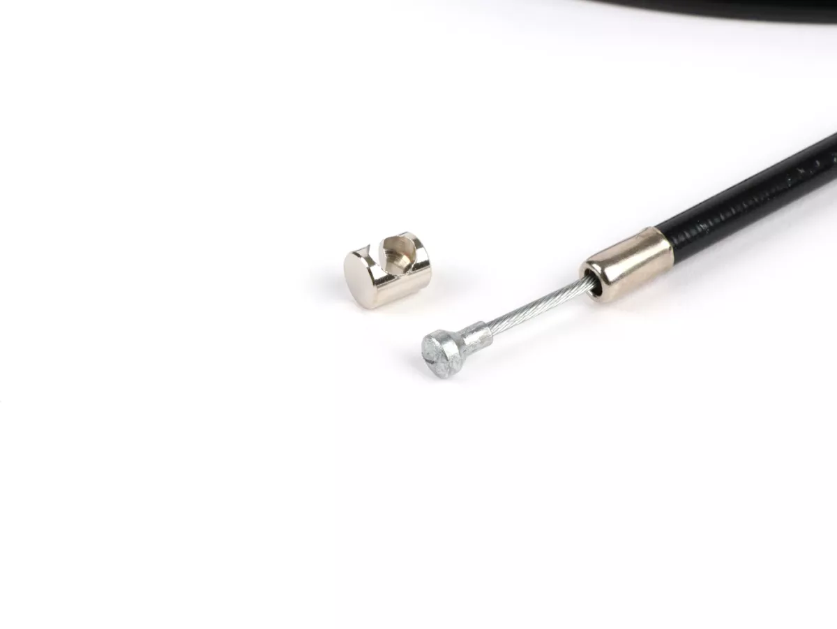 Câble universel d’embrayage/de frein avant -BGM ORIGINAL, Ø=1.9mm x 2500mm, gaine= 2200mm, embout Ø=8.0mm x 8mm, âme avec guidage en PE, noir-