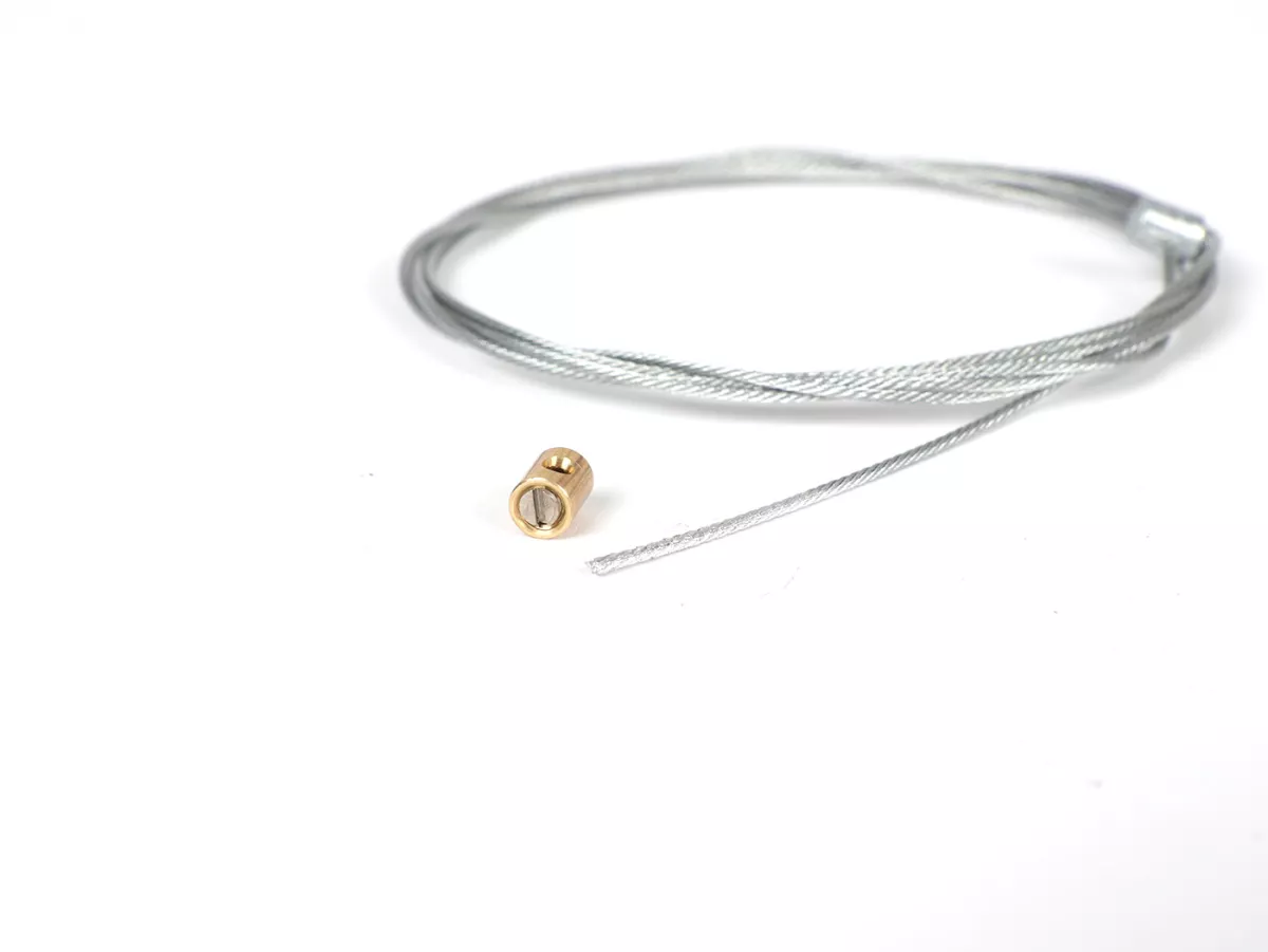 Kabel throttle bagian dalam, l = 1355mm -BGM ASLI- Nipple Ø = 5.5mm x 7.5mm