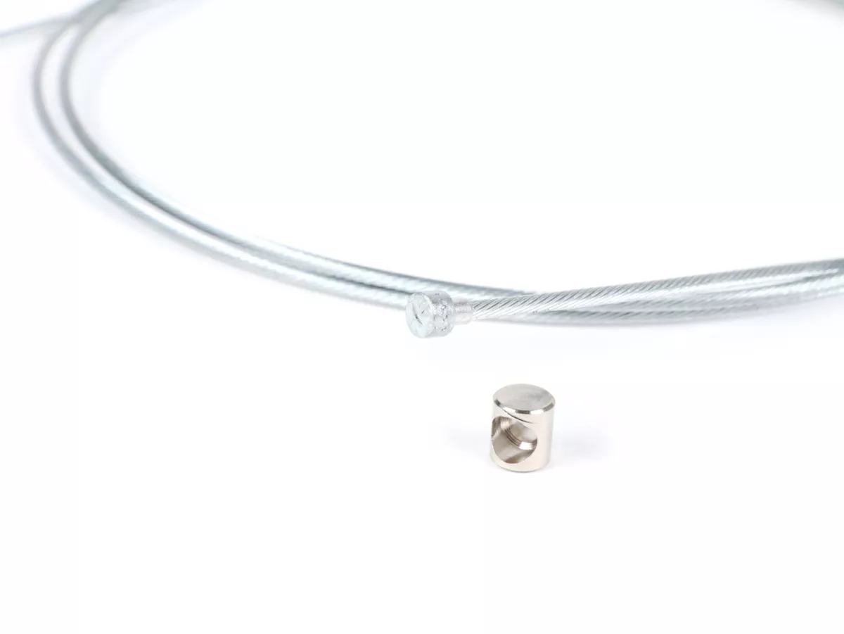 Brake cable, front inner -BGM ORIGINAL Superstrong Ø2.5mm- Lambretta LI, LIS, SX, TV (series 2-3)