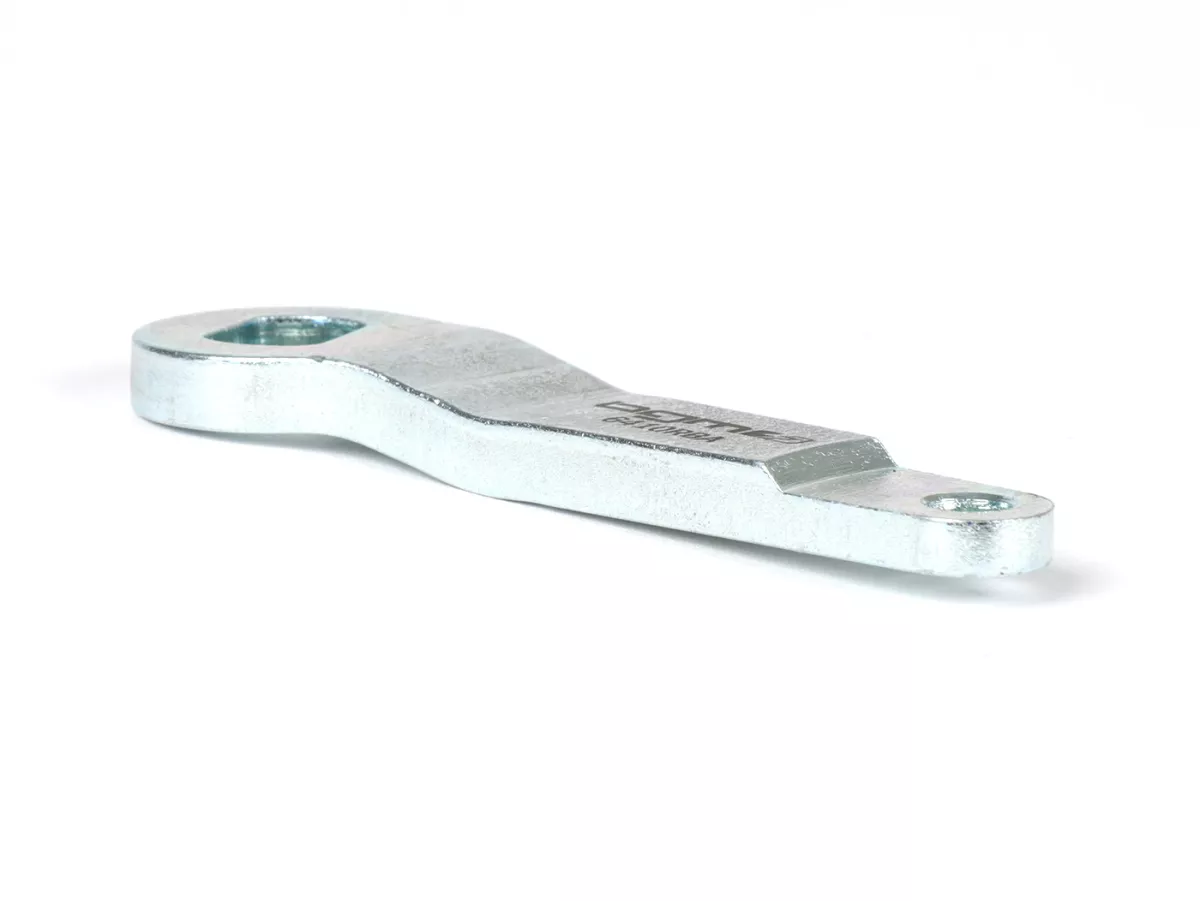 Brake arm rear silver -BGM ORIGINAL, long version (length=83mm, factory fitted on 200ccm)- Vespa PX200, Rally200 - also suitable for Vespa Largeframe PX80, PX125, PX150, GL150, GT125/GTR125, TS125, Sprint150, Rally180, VNA, VNB, VBA, VBB, Super (VNC/VBC),