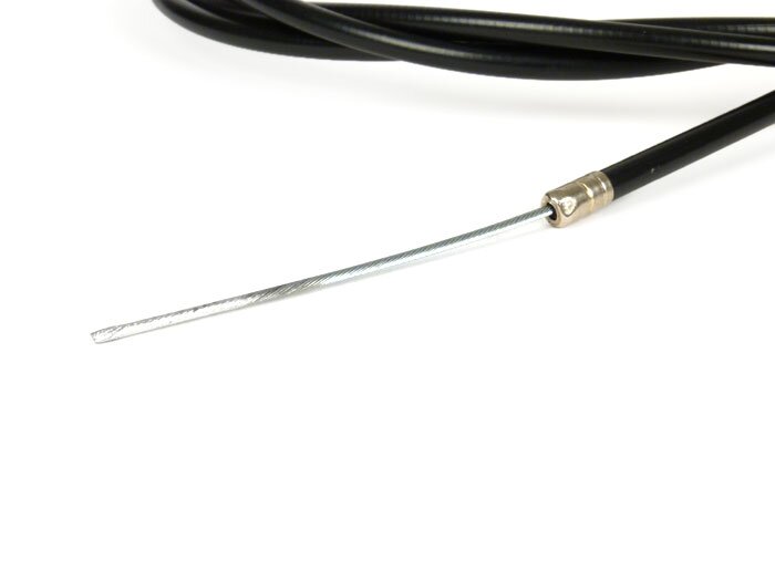 Gear change cable -BGM ORIGINAL- Vespa PX, T5 125cc, Rally180 (VSD1T), Rally200 (VSE1T), Sprint150 (VLB1T), GT125 (VNL2T), GTR (VNL2T), TS125 (VNL3T), GL150 (VLA1T) - black