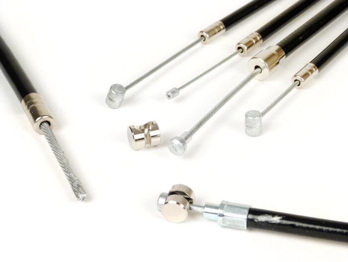 Tågsats -BGM ORIGINAL, PE innerhölje- Vespa PX Lusso (1984-) - svart