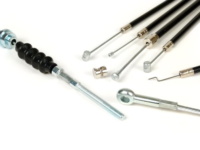 Tågsats -BGM ORIGINAL, PE innerhölje- Vespa PX Lusso (1984-) - svart