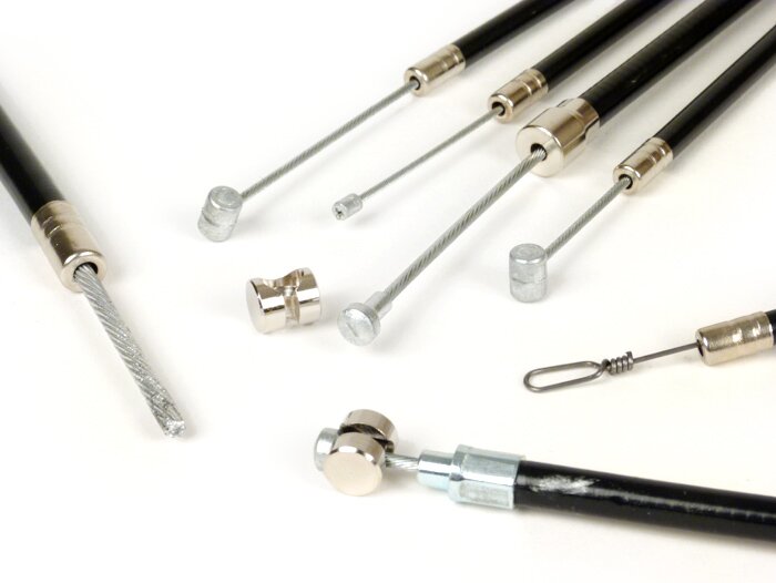 Tågsats -BGM ORIGINAL, PE innerhölje- Vespa PX Lusso (1984-) - svart