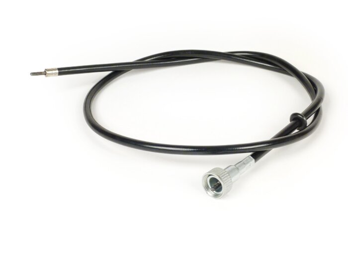 Snelheidsmeter kabel -BGM ORIGINEEL- Vespa PX oud (-1984) - zwart