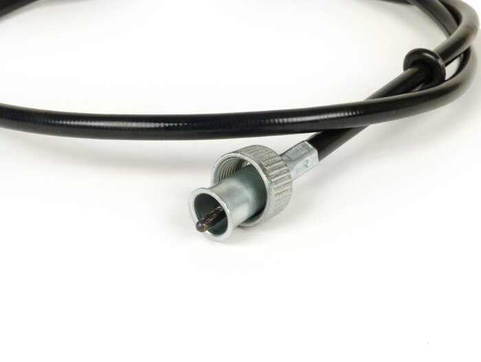 Snelheidsmeter kabel -BGM ORIGINEEL- Vespa PX oud (-1984) - zwart