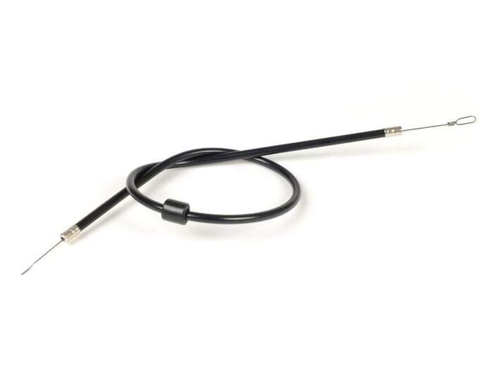 Choke cable -BGM ORIGINAL- Vespa PX (-1984), Rally180 (VSD1T),  Rally200 (VSE1T), Sprint150 (VLB1T), GT125 (VNL2T), GTR (VNL2T), TS125 (VNL3T), GL150 (VLA1T) - black