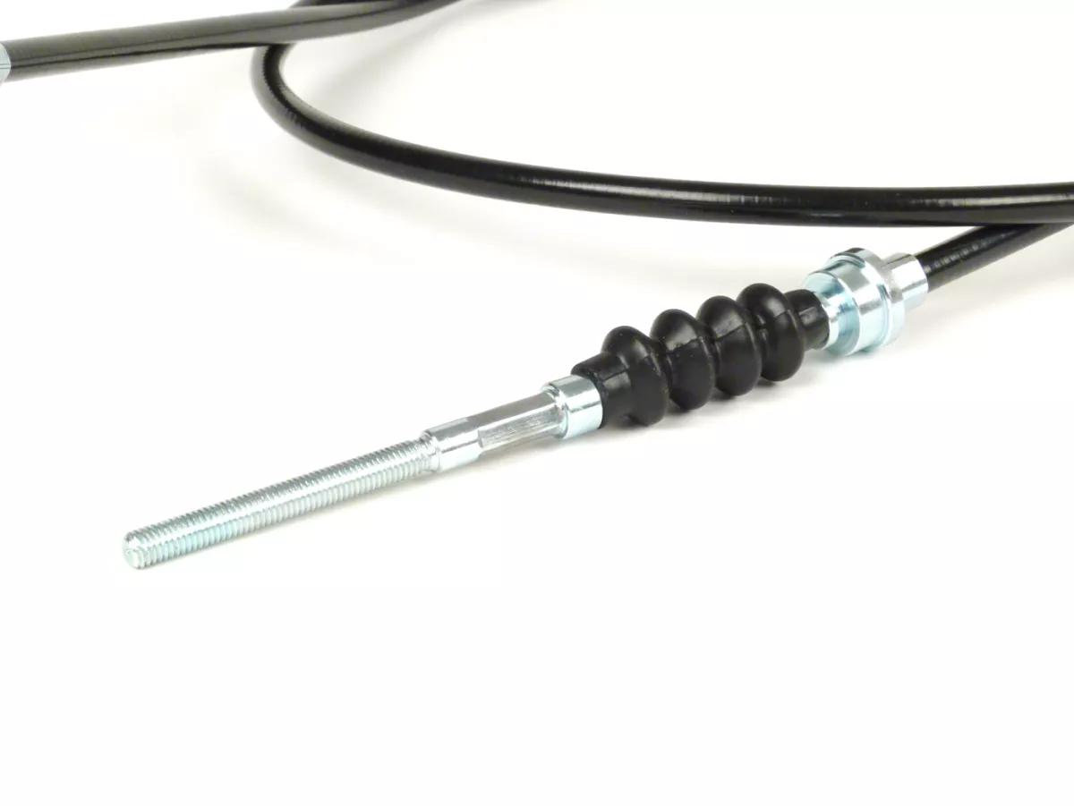 Front brake cable -BGM ORIGINAL- Vespa PX EFL (1984-1997), T5 125cc - complete - black