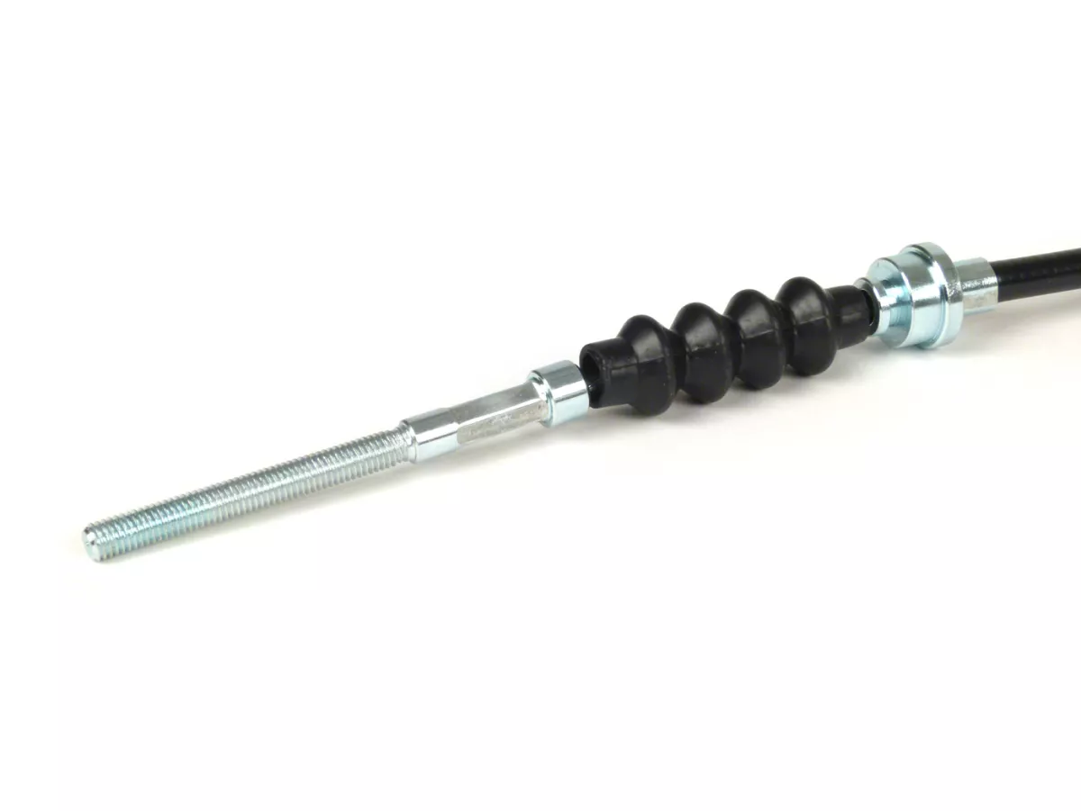 Front brake cable -BGM ORIGINAL- Vespa PX EFL (1984-1997), T5 125cc - complete - black