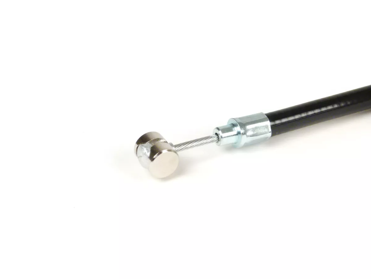 Front brake cable -BGM ORIGINAL- Vespa PX EFL (1984-1997), T5 125cc - complete - black
