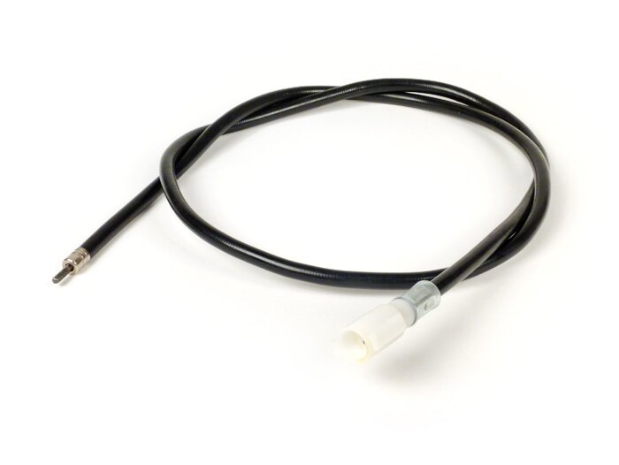 Speedometer cable -BGM ORIGINAL- Vespa PX Lusso (from 1984), PX My, PX Disc, PX 2011, T5 125cc, Cosa 125, Cosa 200, PK50 S Lusso, PK80 S Lusso - black