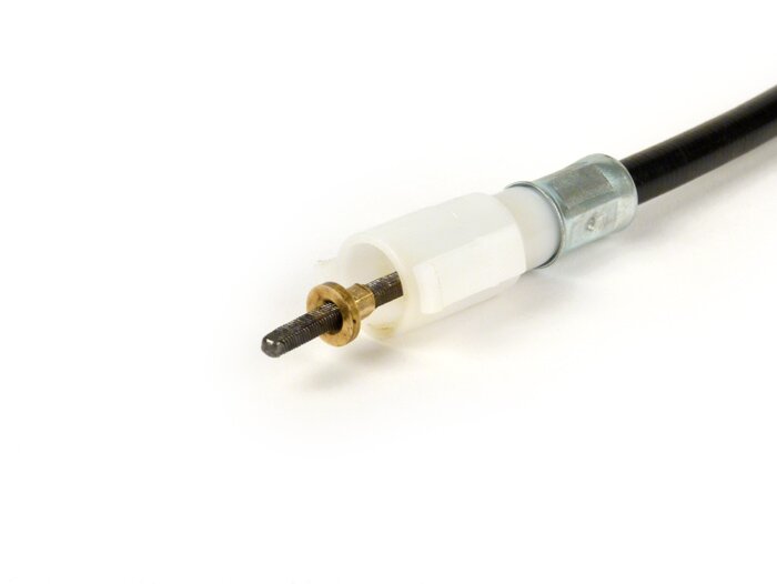 Speedometer cable -BGM ORIGINAL- Vespa PX Lusso (from 1984), PX My, PX Disc, PX 2011, T5 125cc, Cosa 125, Cosa 200, PK50 S Lusso, PK80 S Lusso - black