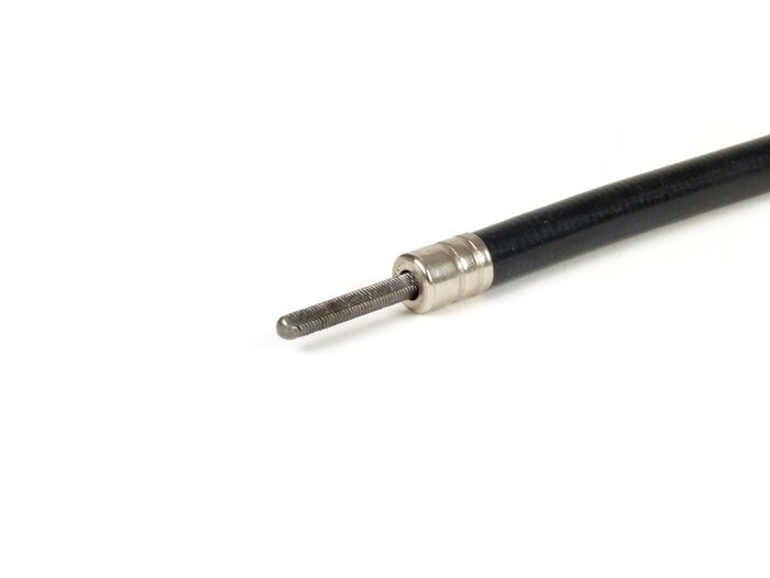 Speedometer cable -BGM ORIGINAL- Vespa PX Lusso (from 1984), PX My, PX Disc, PX 2011, T5 125cc, Cosa 125, Cosa 200, PK50 S Lusso, PK80 S Lusso - black