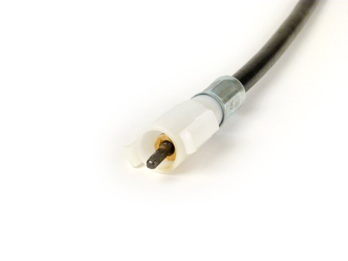 Speedometer cable -BGM ORIGINAL- Vespa PX Lusso (from 1984), PX My, PX Disc, PX 2011, T5 125cc, Cosa 125, Cosa 200, PK50 S Lusso, PK80 S Lusso - black