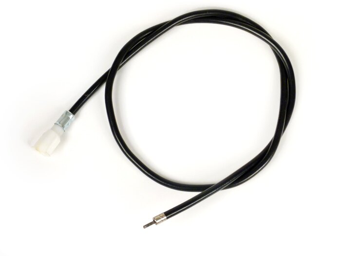 Speedometer cable -BGM ORIGINAL- Vespa PX Lusso (from 1984), PX My, PX Disc, PX 2011, T5 125cc, Cosa 125, Cosa 200, PK50 S Lusso, PK80 S Lusso - black