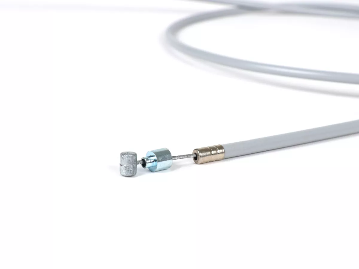 Cavo dell'acceleratore -BGM ORIGINAL- Vespa V50, PV125, ET3 - per modelli con supporto del cavo dell'acceleratore nel manubrio in metallo