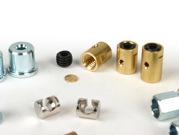 Adjuster screw and trunnion set -BGM ORIGINAL- Lambretta LI, LIS, SX, TV (series 2-3), DL, GP