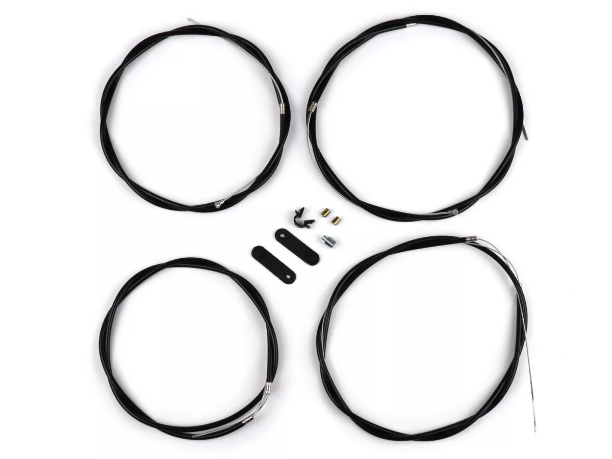 Cable set -BGM ORIGINAL, PE inner liner- Piaggio Bravo