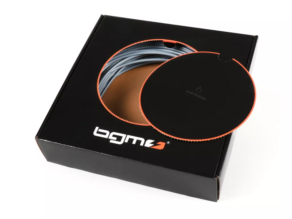 Cable hose -BGM ORIGINAL, PE inner liner- Ø outer = 5mm (L=25m) - grey