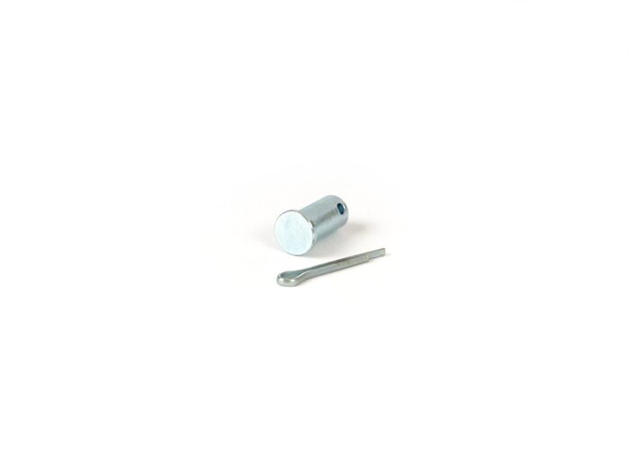 Clevis pin Ø=5.4x11mm with splint, rear brake -BGM ORIGINAL- Vespa V50, 50N, PV125, ET3, PK S, PK XL1, PK XL2, ETS, VNA, VNB, VBA, VBB, Super, GL, GT, GTR, TS, Sprint, GS, SS, Rally, PX