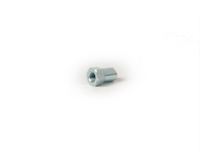 Rändelad mutter bromskabel -BGM ORIGINAL M6 x 1,0mm, SW10- bromskabel fram Vespa PK, bromskabel bak Vespa T5 125cc, konvertering Vespa PX
