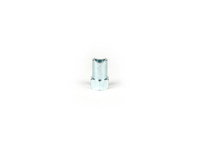 Rändelad mutter bromskabel -BGM ORIGINAL M6 x 1,0mm, SW10- bromskabel fram Vespa PK, bromskabel bak Vespa T5 125cc, konvertering Vespa PX