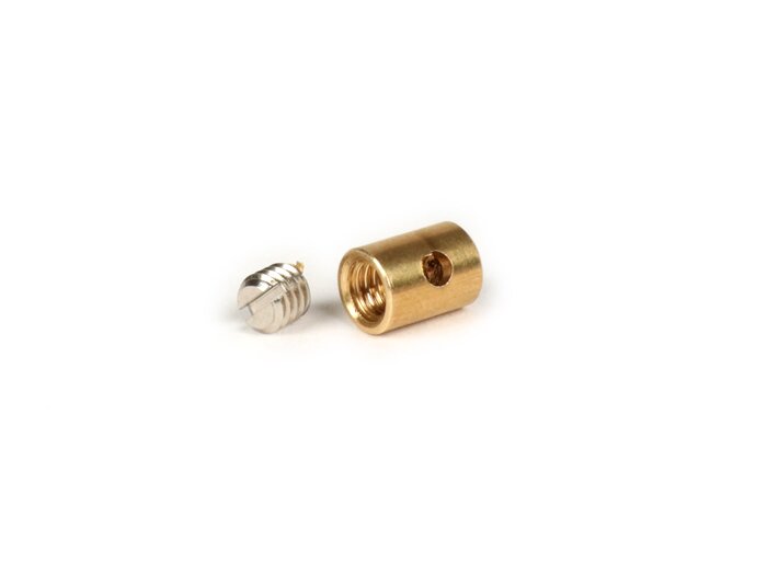 Klämnippel / skruvnippel -BGM ORIGINAL- Ø=5,5mm x 7,5mm (används för gasvajer)