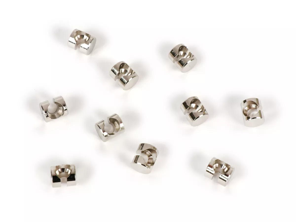 Adapter för glödlampsnippel -BGM ORIGINAL- Nippel Ø=8x9mm (typ med högt huvud) - Vespa PX, T5 125cc, Rally, Sprint, VBB, VNB, VNA, VBA, Super, TS, GT, GTR, V50, 50N, SS50, SS90, V90, V100, PV, ET3, Lambretta LI, LIS, SX, TV, DL, GP - 10 stycken
