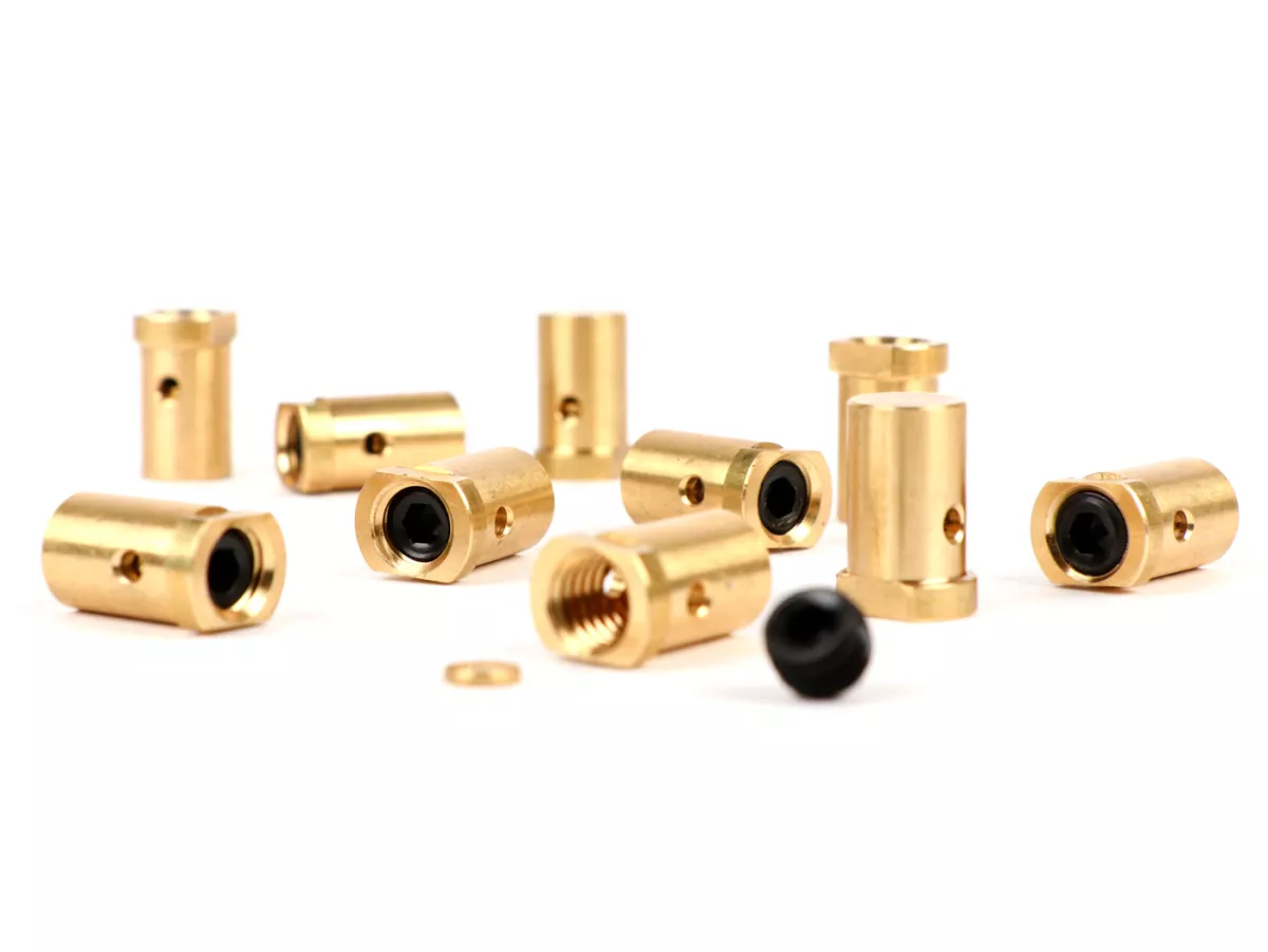 Klemnippel / schroefnippel lang -BGM PRO Overmaat Ø=10.1x16.25mm- Lambretta LI, LIS, SX, TV (series 2-3), DL, GP - 10 stuks