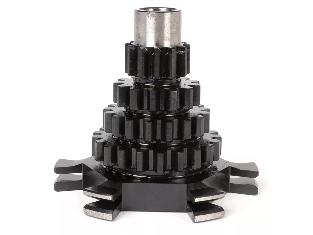 Gear cluster -BGM PRO- Vespa PX200, Rally200 - 12-13-17-21 - Gradation like standard gearbox
